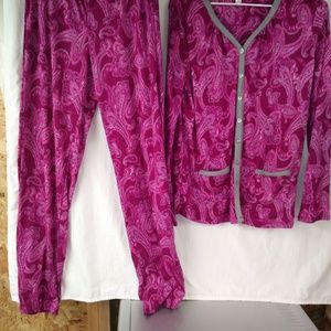 Secret treasures long sleeve pajama set